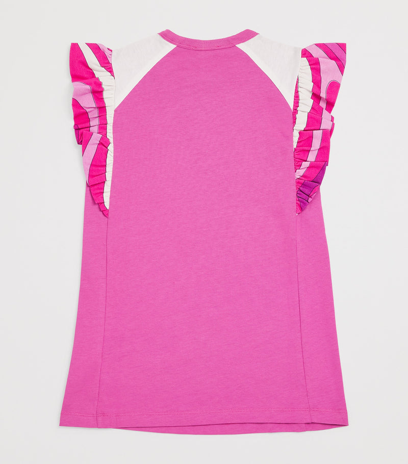 PUCCI Junior Cotton Logo T-Shirt 4-14 Years, imported from the UK