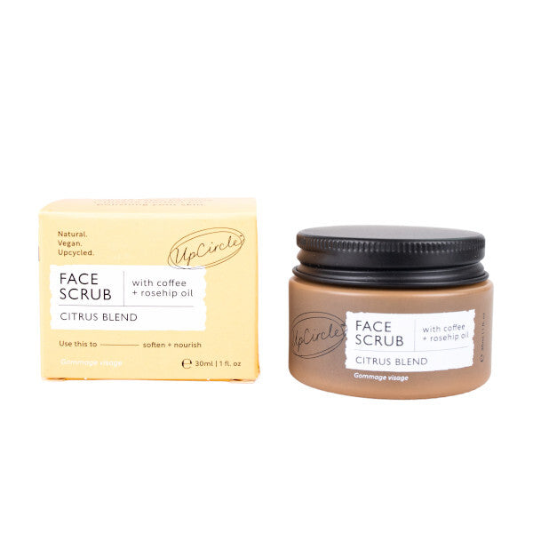 UpCircle Face Scrub Citrus with Coffee - Travel Size - 30ml GOODS Superdrug