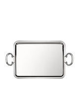 Christofle Silver-Plated Albi Handled Tray 43cm x 31cm