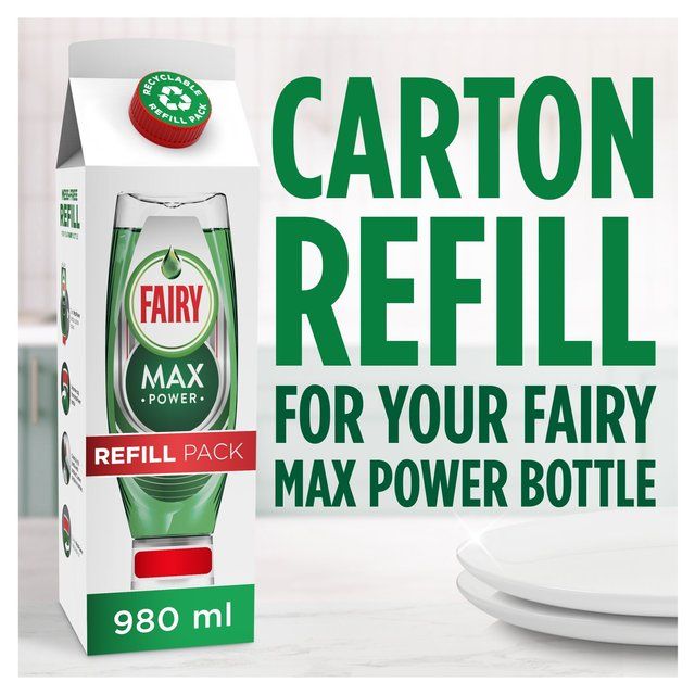 Fairy Max Power Antibac Original Washing Up Liquid 980ml