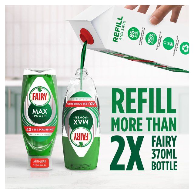 Fairy Max Power Antibac Original Washing Up Liquid 980ml