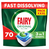 Fairy Original All In One Regular Dishwasher Tablets x70