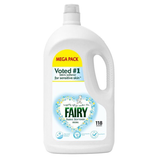 Fairy Original Fabric Conditioner for Sensitive Skin 118 Washes 3.92L