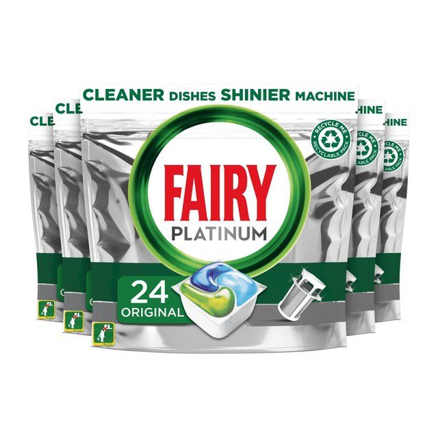 Fairy Platinum All in One Original Dishwasher Tablets (Box) 5 x 24 per pack