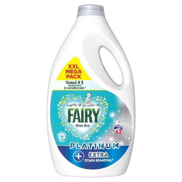 Fairy Platinum Non Bio Washing Liquid 63 Washes 2079ml
