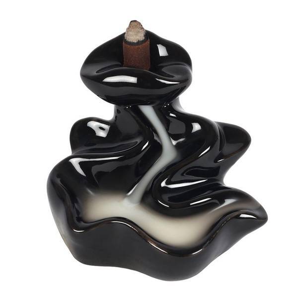 Ceramic river backflow burner 9.5cm x 10cm x 12cm - British product