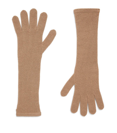 Max Mara Cashmere Gloves Elongated Style
