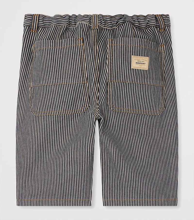 Bonpoint cotton stripe Levon shorts for 10-14 years - British product