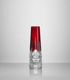Waterford Crystal red bud vase 18cm (British brand)