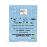 New Nordic Magic Magnesium Malate Magnesium Supplement 60 Tablets