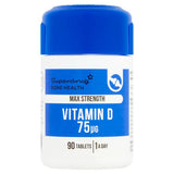 Superdrug Max Strength Vitamin D 75µg 90s GOODS Superdrug