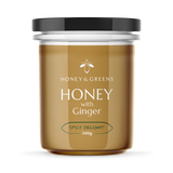 Honey & Greens British Honey with Ginger 240g