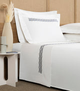 Frette Basket Weave Super King Sheet Set - Cotton Bed Linen (270cm x 320cm)