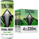 TENZING Natural Energy Lime & Mint Pack 4 x 330ml - McGrocer