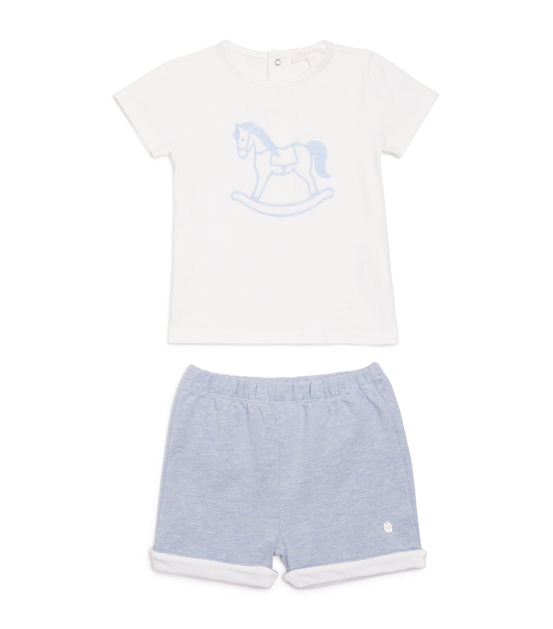 Patachou baby clothing set with embroidery 1-24 months, imported from the UK
