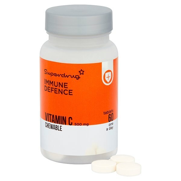 Superdrug Vitamin C 500mg Chewable Tablets X 60 GOODS Superdrug