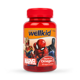 Vitabiotics Wellkid Marvel Vitamin D Omega 7-14 Years 50 Vegan Soft Jellies