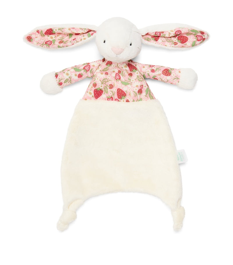 Soft Strawberry Design Baby Rattle with Hollow Centre 18cm x 6cm