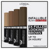 L'Oreal Paris Infallible 24H Brow Mascara Ebony, UK version