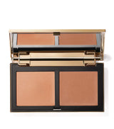 Dual-Shade Bronzing Powder with Light Shimmer and Satin Finish