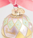 Harrods Glass Easter Egg Hanging Decoration, UK version