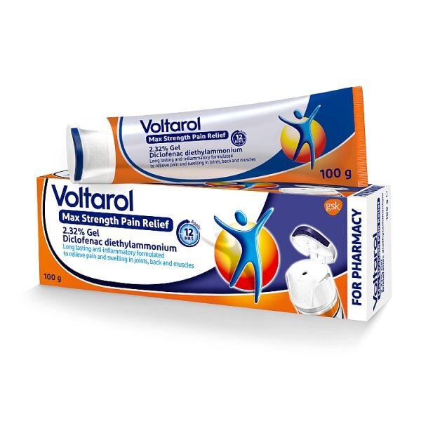 Voltarol Joint Pain Relief Gel 12 Hour 2.32% 100g GOODS Superdrug