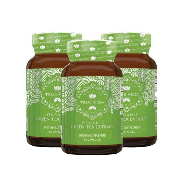 True Veda | Organic Green Tea Extract | 180 Caps GOODS Superdrug