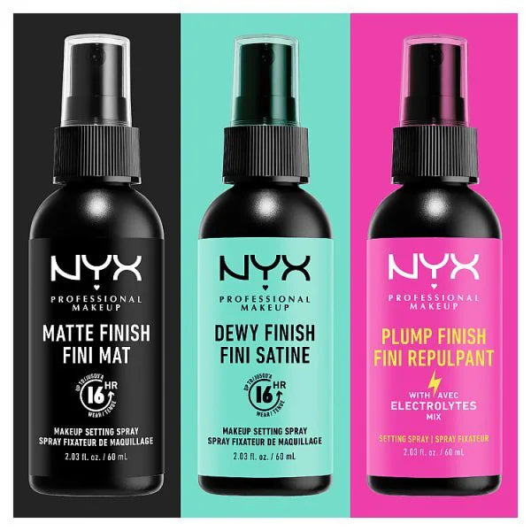 NYX Plump Right Back Setting Spray, imported from the UK