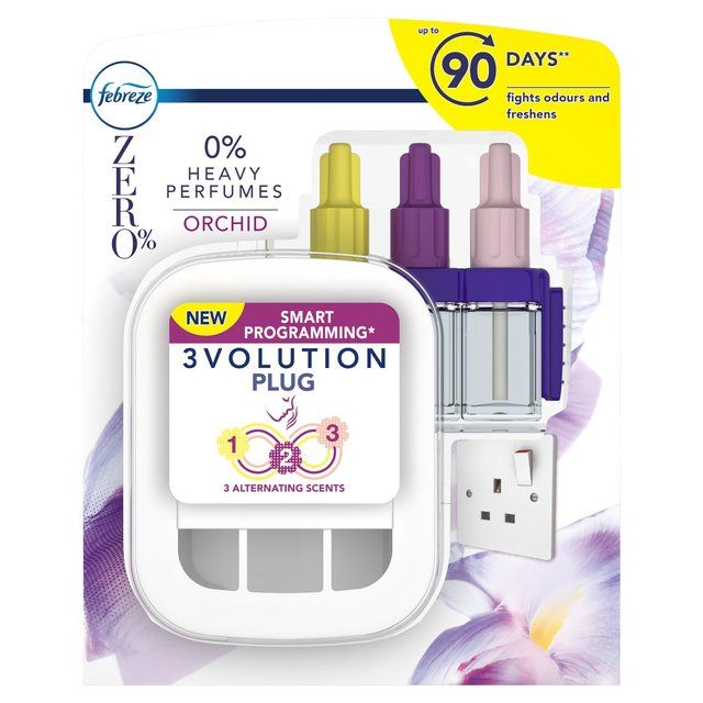 Febreze 3Volution Air Freshener Zero% Starter Kit Orchid 20ml