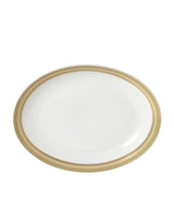 Bernardaud Augusta Coupe Oval Art Deco Porcelain Platter 39cm x 28cm