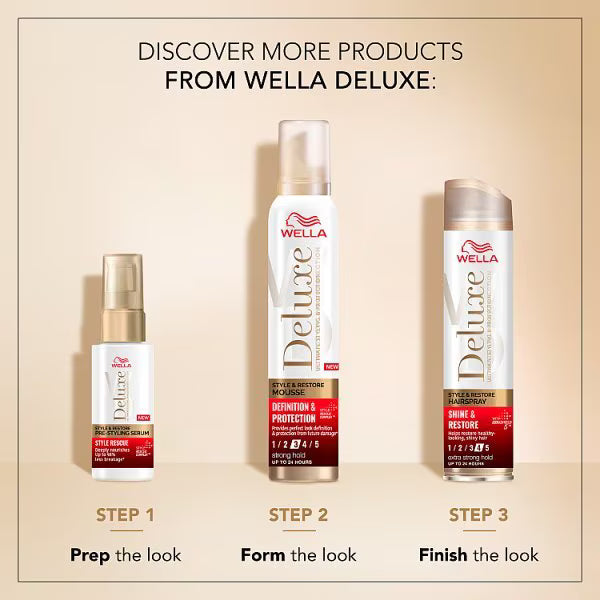 Wella deluxe Shine & Repair Hairspray 250ml (British brand)