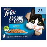 Felix As Good As it Looks Senior 7+ Fish in Jelly Wet Cat Food 12 x 100g