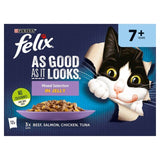 Felix As Good As it Looks Senior 7+ Mixed in Jelly Wet Cat Food 12 x 100g