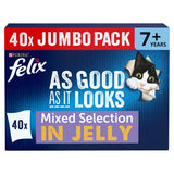 Felix As Good As It Looks Senior Mixed Selection in Jelly Wet Cat Food 40x100g