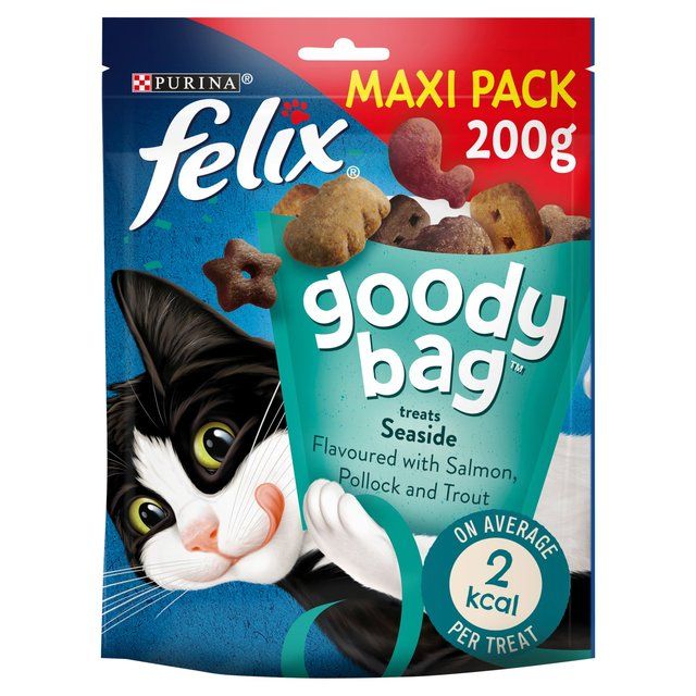 Felix Goody Bag Seaside Salmon Pollock & Trout Cat Treats 200g