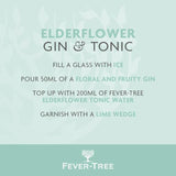 Fever-Tree Light Elderflower Tonic Water 24 x 200ml