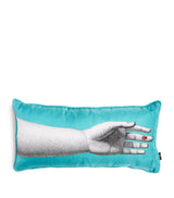 Fornasetti Silk-Rich Mano Cushion 25cm x 50cm
