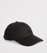 Brioni Alpaca Herringbone Baseball Cap