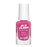 Barry M In A Flash Quick Dry Nail Paint Pink Burst