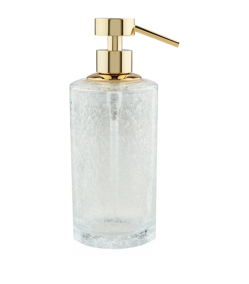ZODIAC Cracked Crystal Soap Dispenser