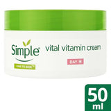 Simple Vital Vitamin Day Cream SPF 15 Face Moisturiser 50ml