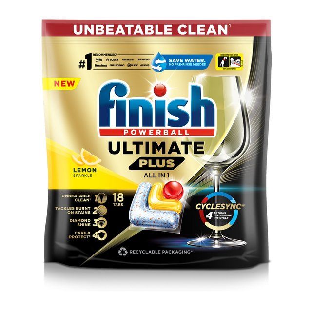 Finish Ultimate Plus All In One 18 per pack