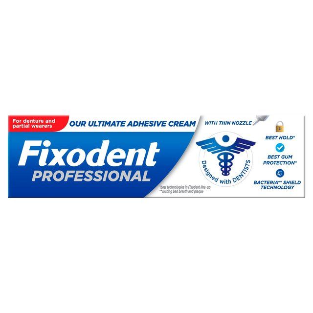 Fixodent Professional Denture Adhesive Cream 40g