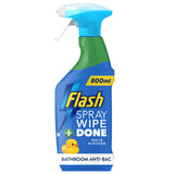 Flash Spray Wipe & Done Bathroom Antibacterial Multi Purpose Cleaning Spray White Blossom 800ml