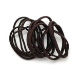 Flat Snag Free Hair Bands Brown 8 per pack