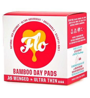 FLO Bamboo Day Pads (16 pads)