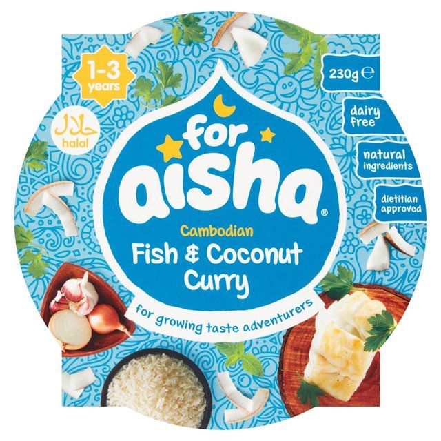 For Aisha Cambodian Fish & Coconut Curry Pot 12 mths+ 230g