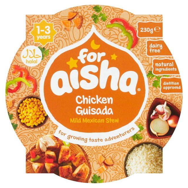 For Aisha Chicken Guisada Mild Mexican Stew Pot 12 mths+ 230g