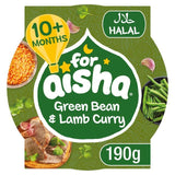 For Aisha Green Bean & Lamb Curry with Lentils Pot 10 mths+ 190g