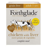 Forthglade Adult Grain Free Chicken Liver and Veg Wet Dog Food 395g